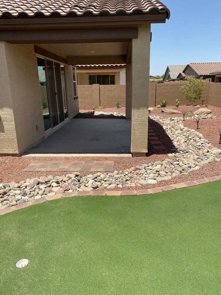 Professional lawn care service for residential properties in Queen Creek, AZ by ELI
