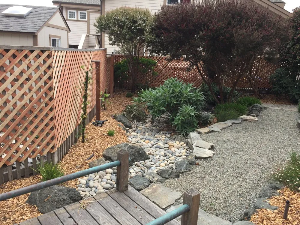 Custom landscaping services with custom design in Cambria, CA by Elias Ramirez Garden Services