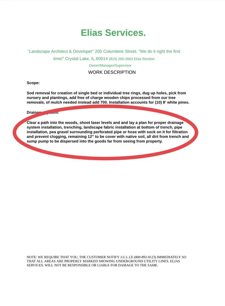 Expert landscape design in Crystal Lake, IL by Elias Services