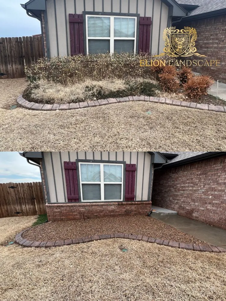 Top-rated landscape design for residential properties in Moore, OK by Elion Landscaping & Tree Service