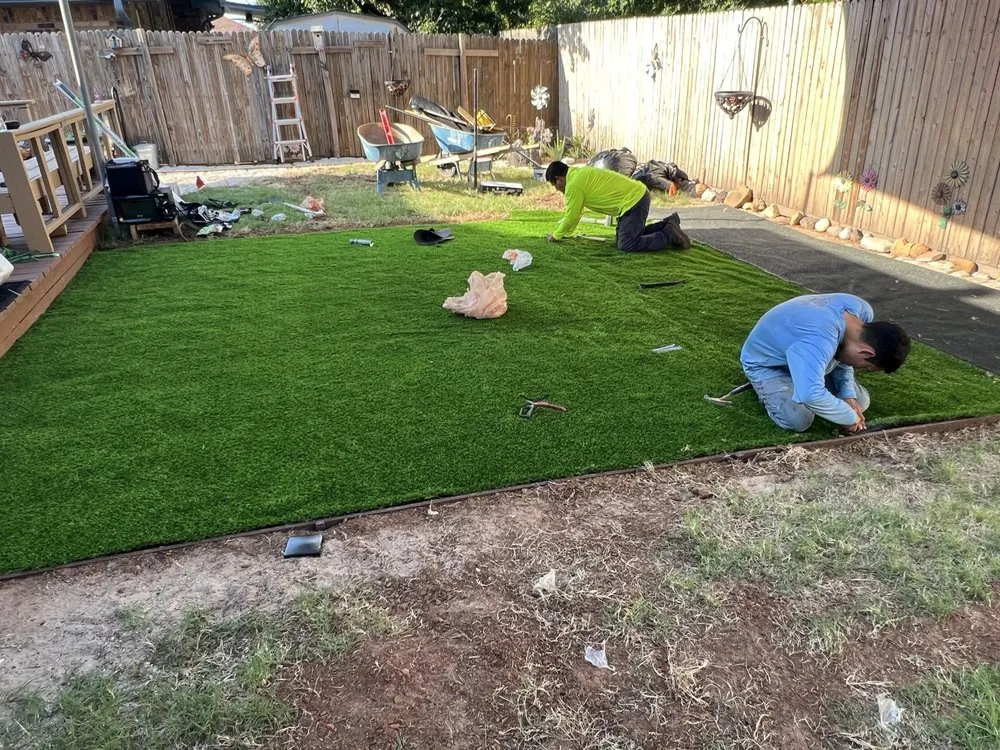 Custom yard maintenance in Moore, OK by Elion Landscaping & Tree Service