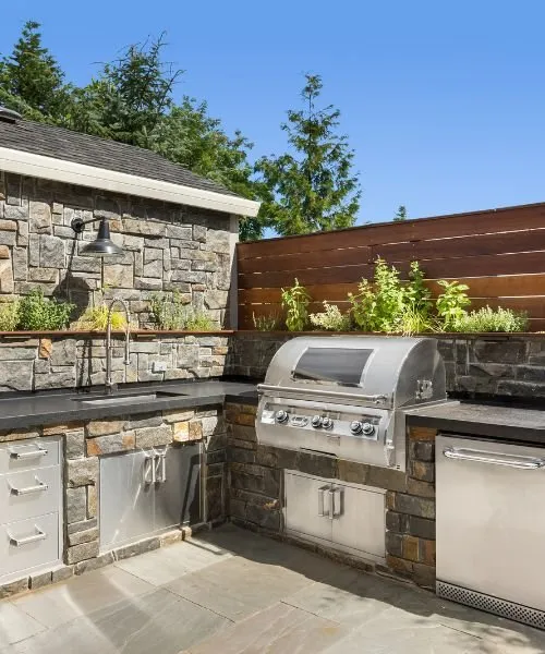 Expert lawn mowing service with custom design in Tacoma, WA by Eli's Paver Patios