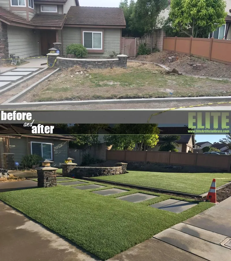 Reliable landscape installation with custom design in Chino Hills, CA by Elite Concrete & Hardscape