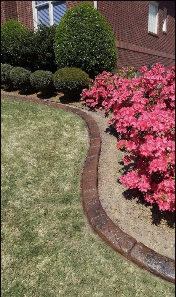 Local landscape installation in Phenix City, AL - ELITE Concrete Curbing