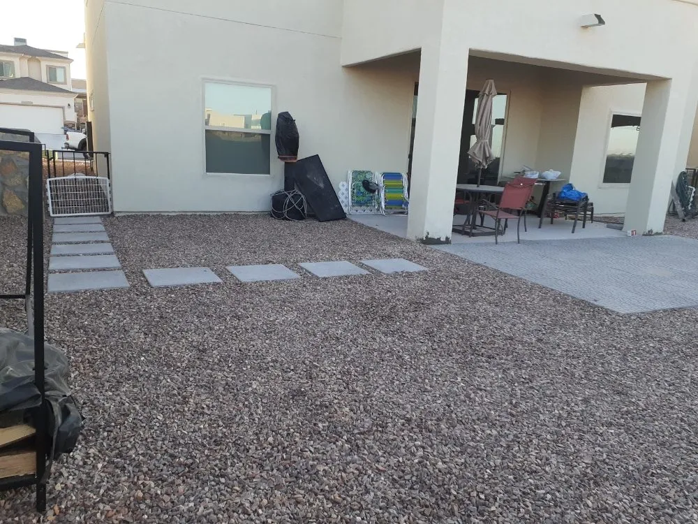 Professional lawn mowing service with custom design in El Paso, TX by Elite Construction and Landscaping