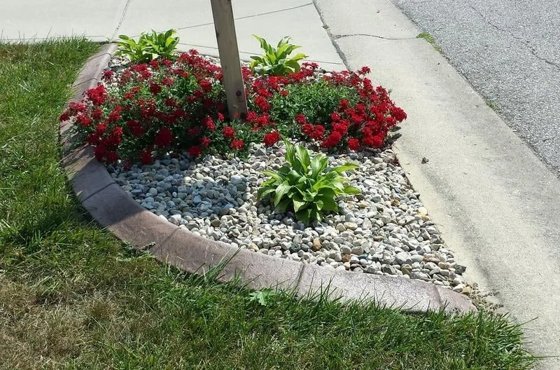 Local landscape installation in Columbus, IN by Elite Curb