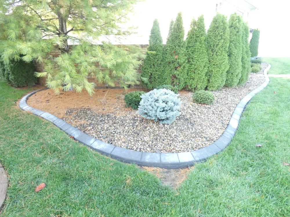 Professional garden landscaping for residential properties across Columbus, IN - Elite Curb