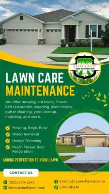 Elite Cutz Lawn Maintenance Logo