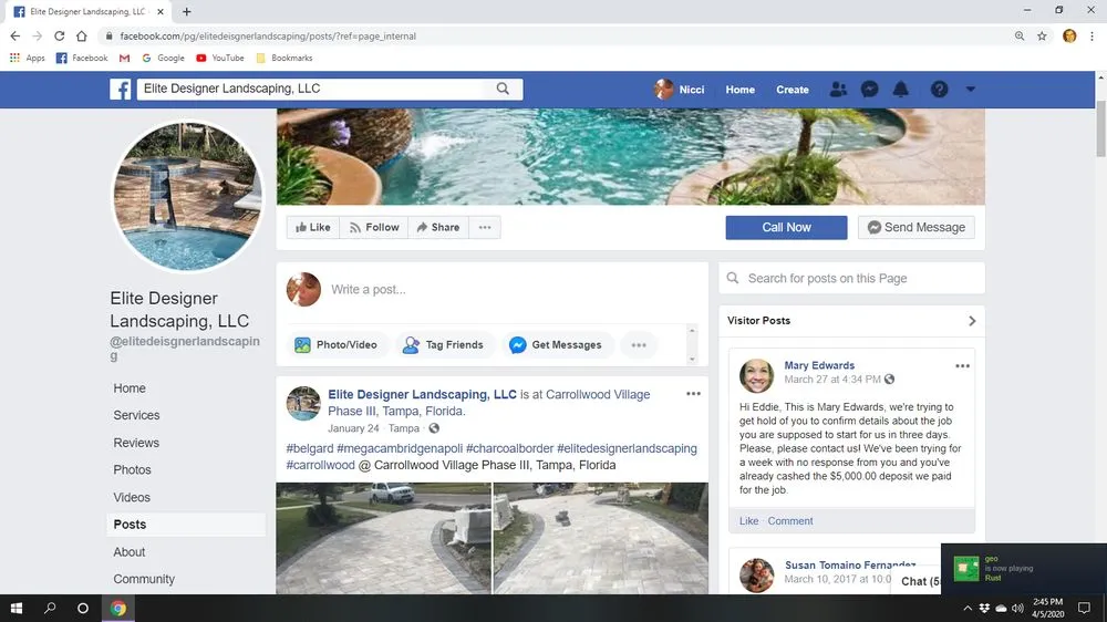 Reliable yard cleanup service near you across Tampa Bay, FL - Elite Designer Landscaping