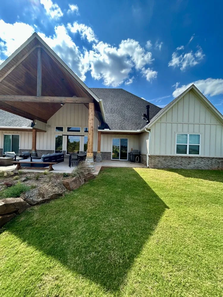 Expert landscape design for beautiful yards in Blanchard, OK by Elite Gutters