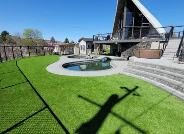 Expert landscape design for homes in Spokane, WA by Elite Hardscapes & Water Systems