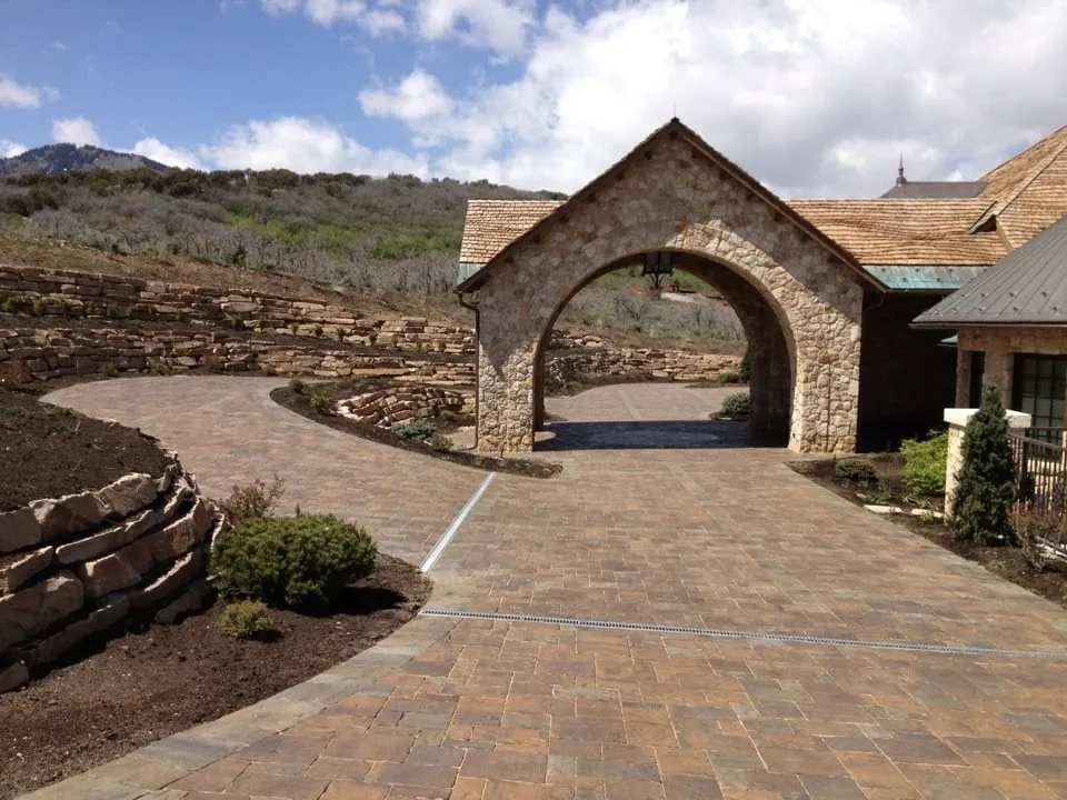 Custom landscape installation near you in Lindon, UT by Elite Hardscapes