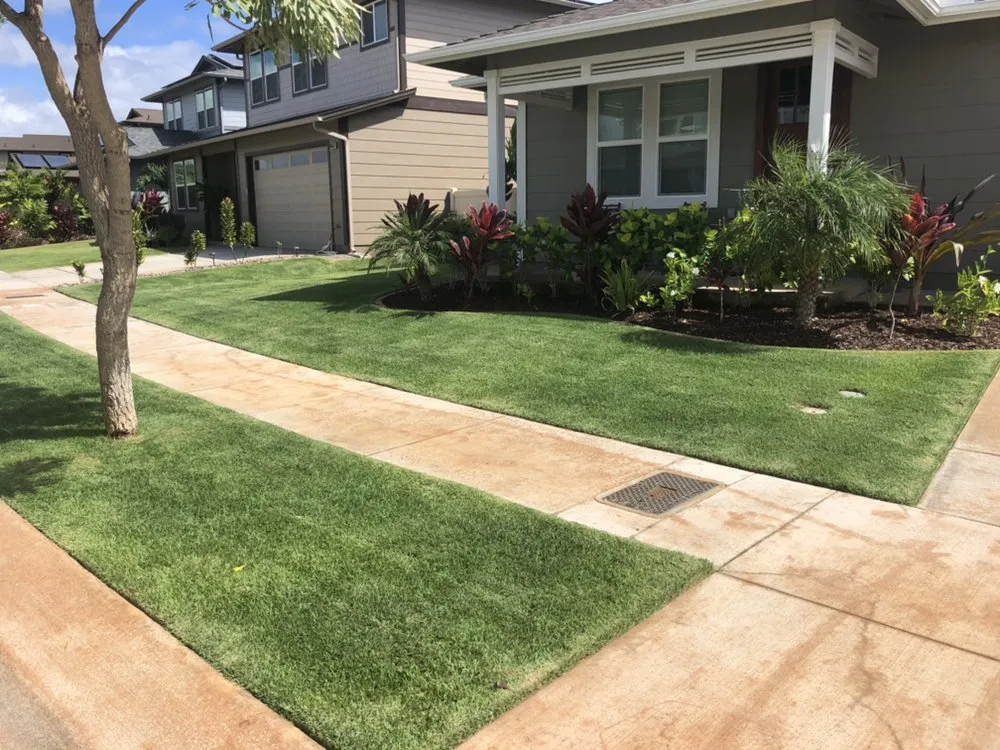 Local landscape installation in Honolulu, HI by Elite Island Scapes
