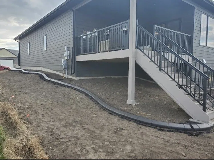 Custom landscape installation in Fort Collins, CO by Elite Landscape Curbing