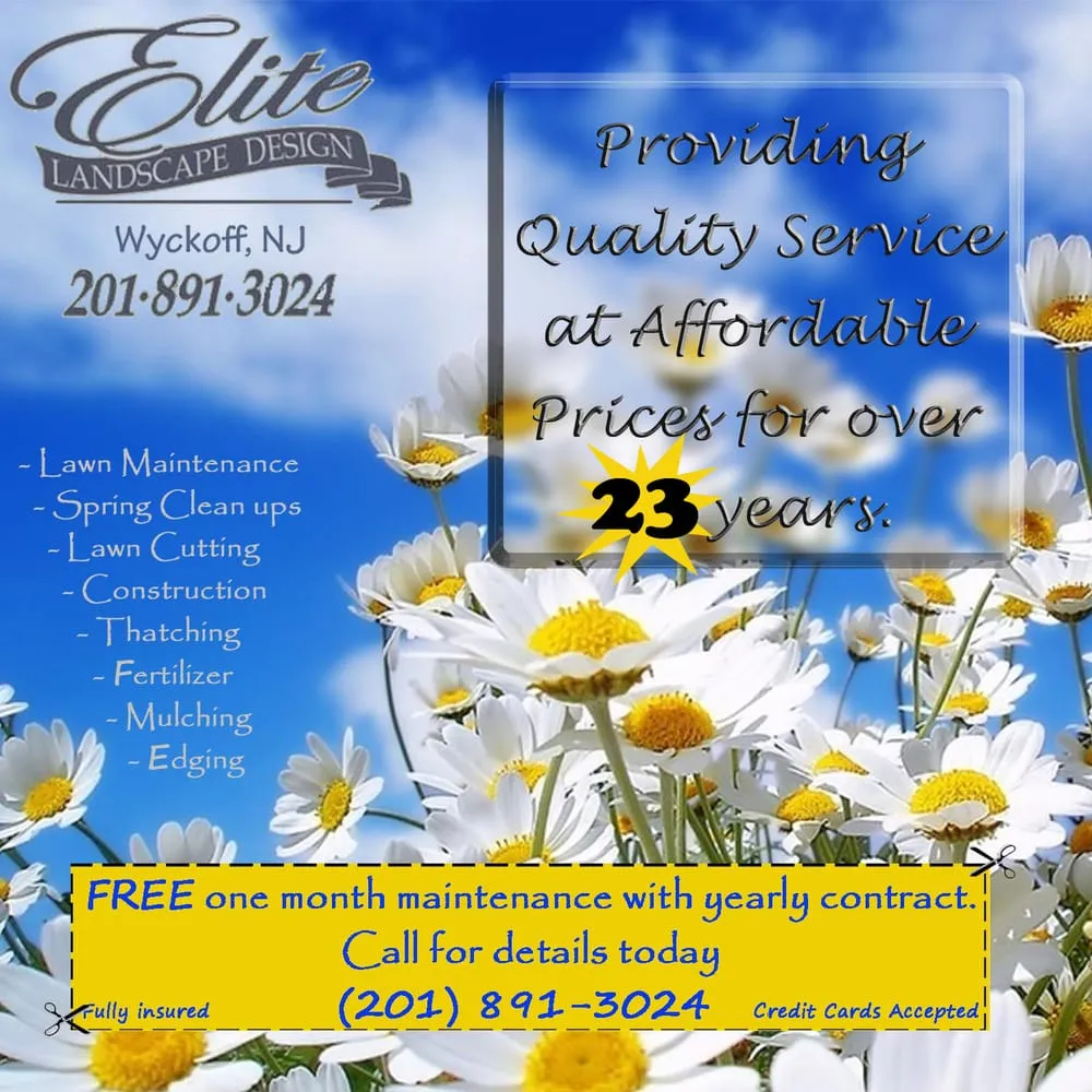 Professional outdoor landscaping in Wyckoff, NJ by Elite Landscape Design