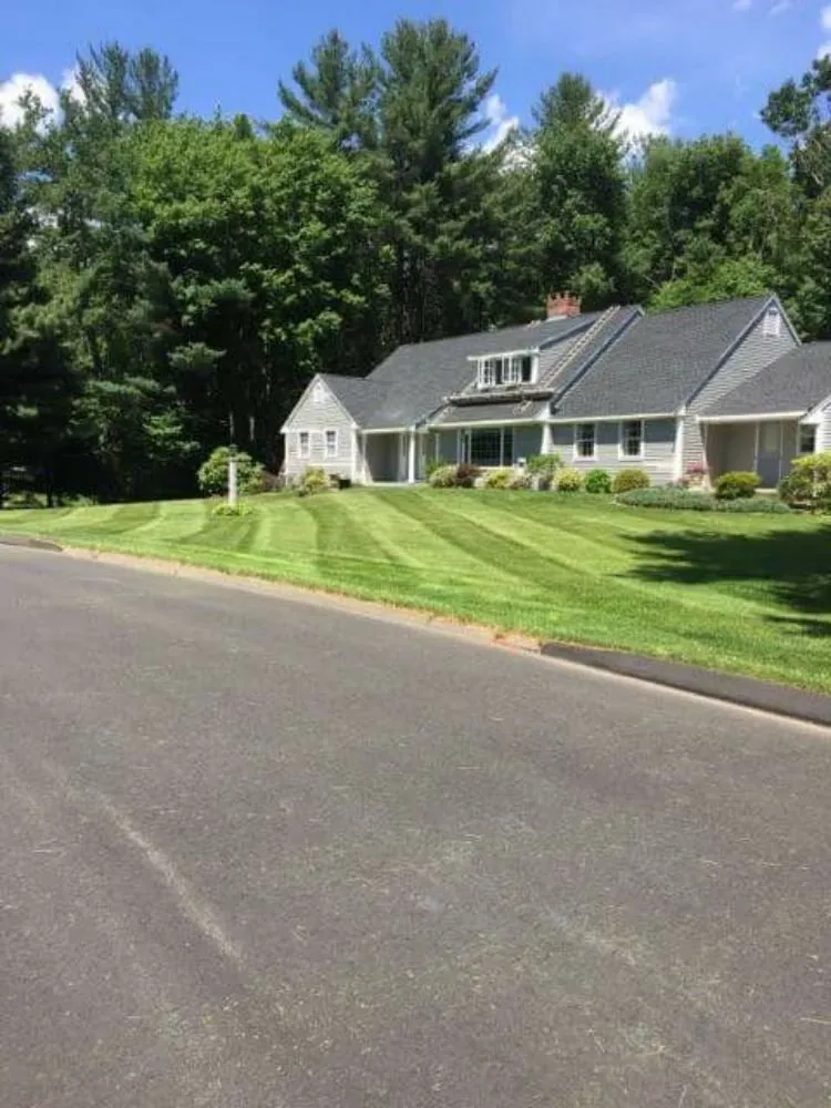 Expert lawn mowing service in Tariffville, CT by Elite Landscape