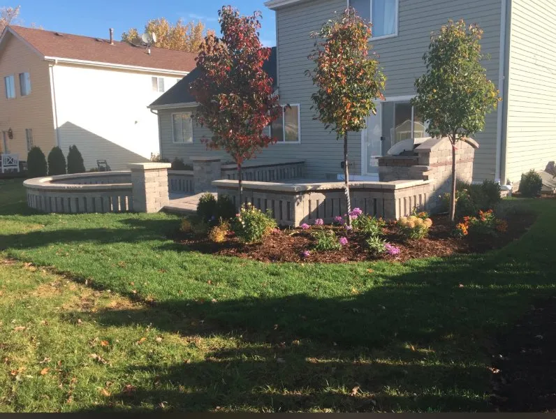 Expert garden landscaping for residential properties across Round Lake Park, IL - Elite Landscaping & Construction