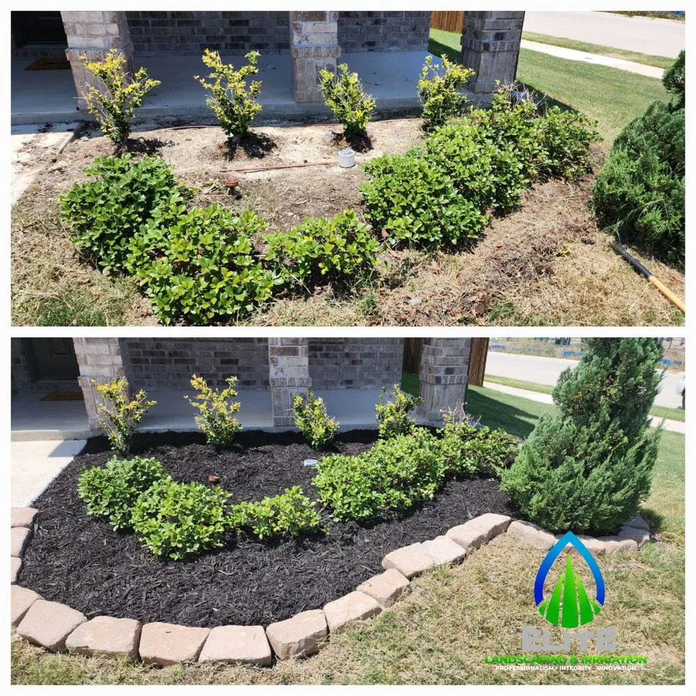 Professional landscape installation in Decatur, TX by Elite Landscaping & Irrigation