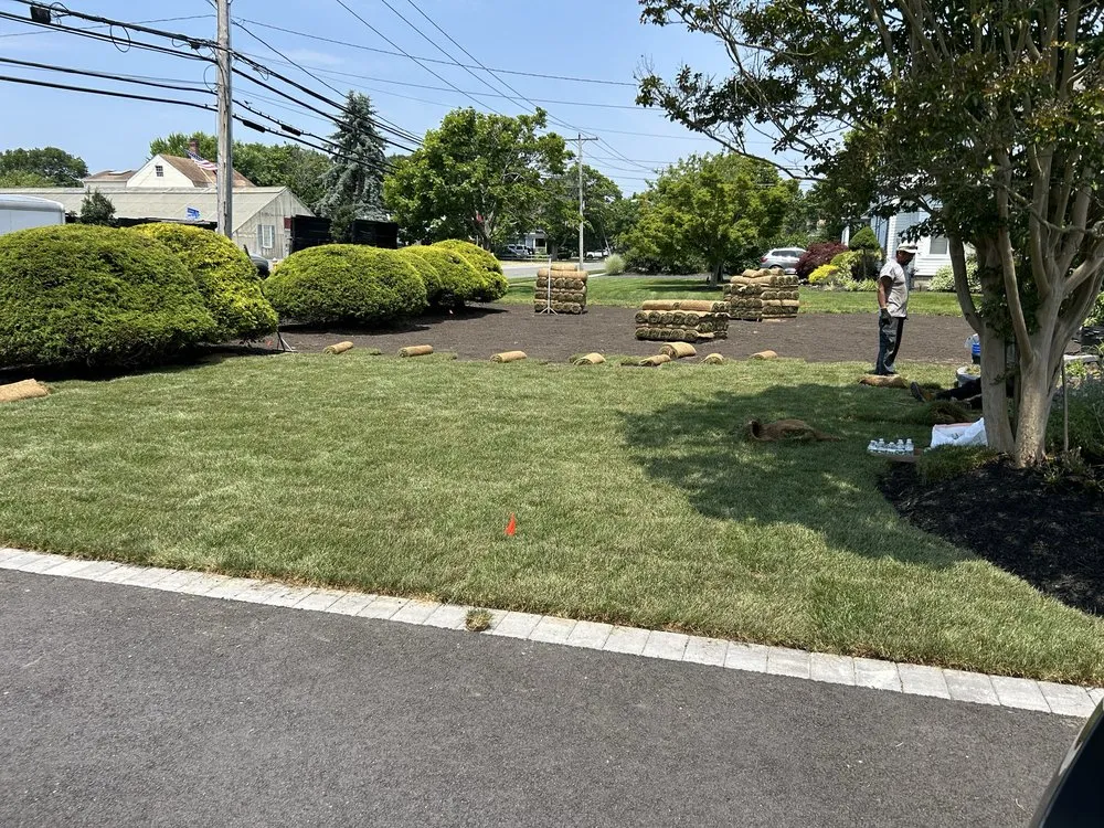 Affordable landscape design in West Sayville, NY by Elite Landscaping & Maintenance