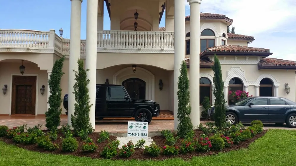 Custom yard cleanup service in Sunrise, FL by Elite Landscaping Group
