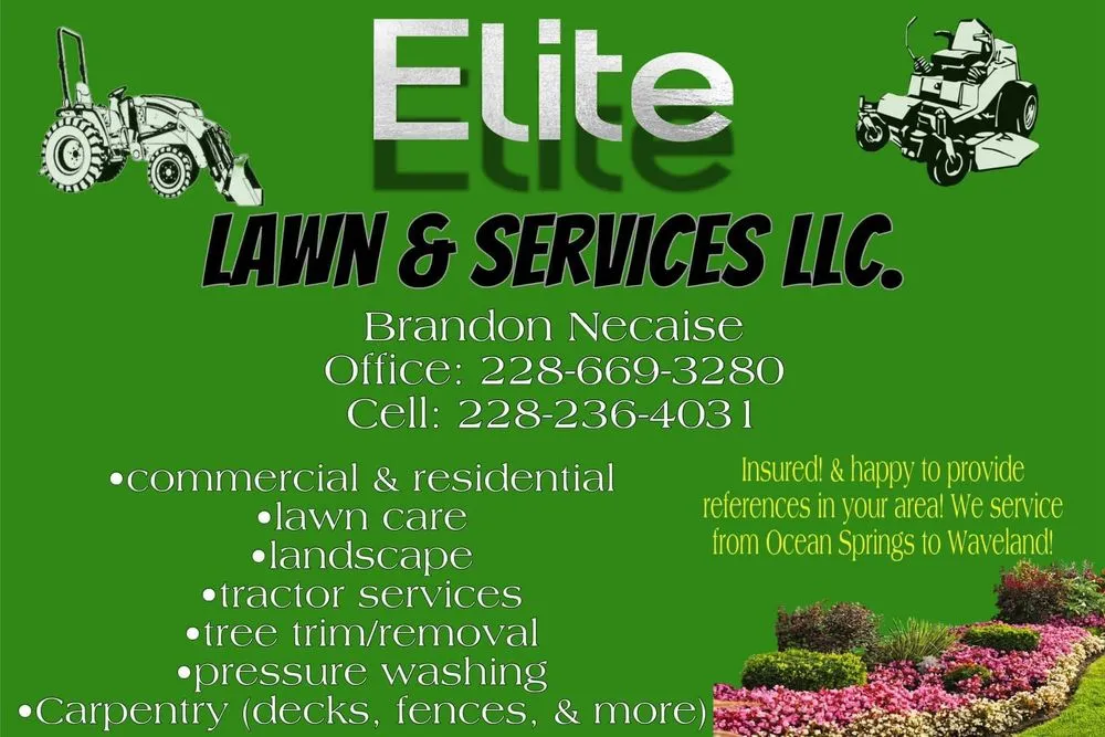 Expert landscaping services in Saucier, MS by Elite Lawn & Services
