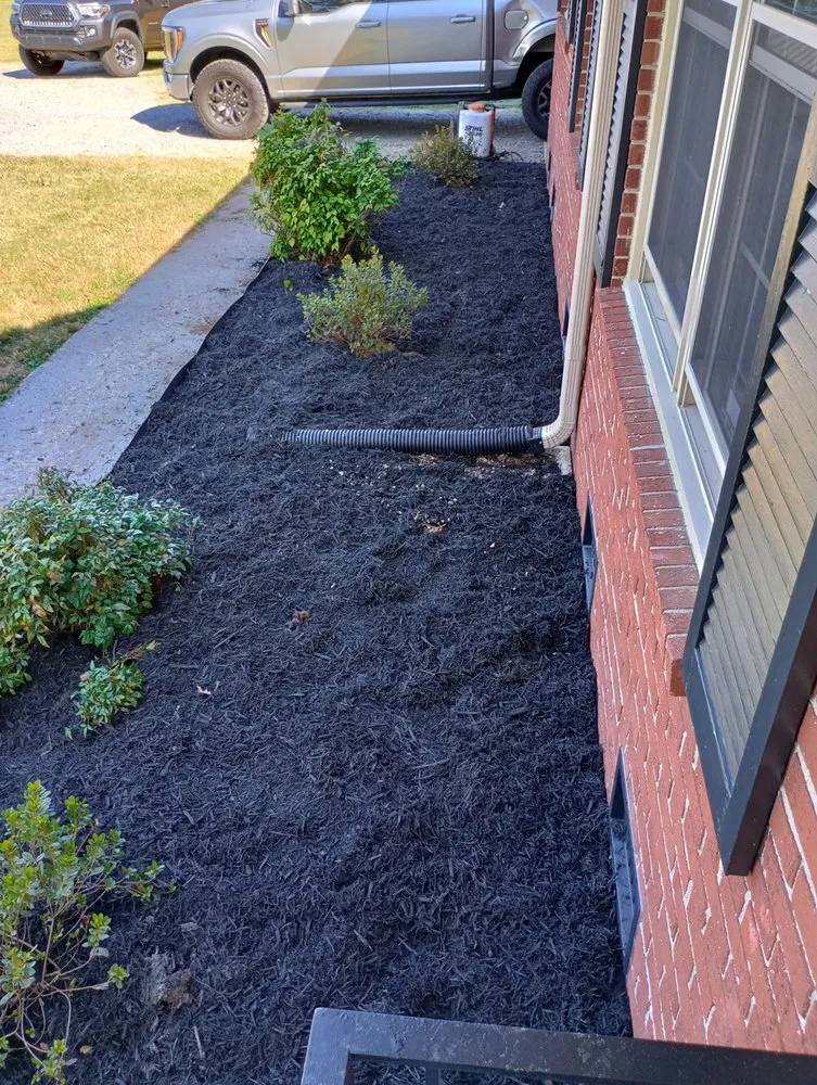 Custom landscape installation in Blacksburg, SC by Elite Lawn Care