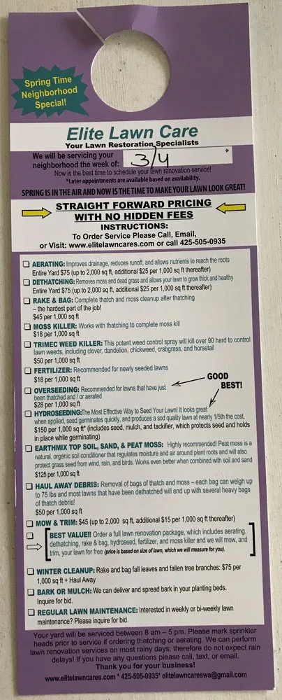 Trusted outdoor landscaping in Issaquah, WA by Elite Lawn Care