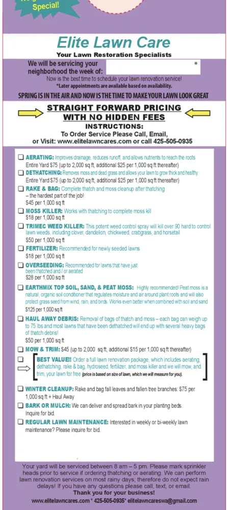 Professional landscaping services in Issaquah, WA - Elite Lawn Care