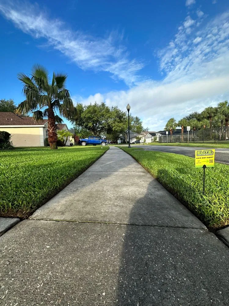 Trusted landscape design for homes in Clermont, FL by Elite Lawn Care Services