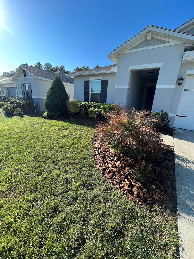 Professional landscape installation for homes in Clermont, FL by Elite Lawn Care Services