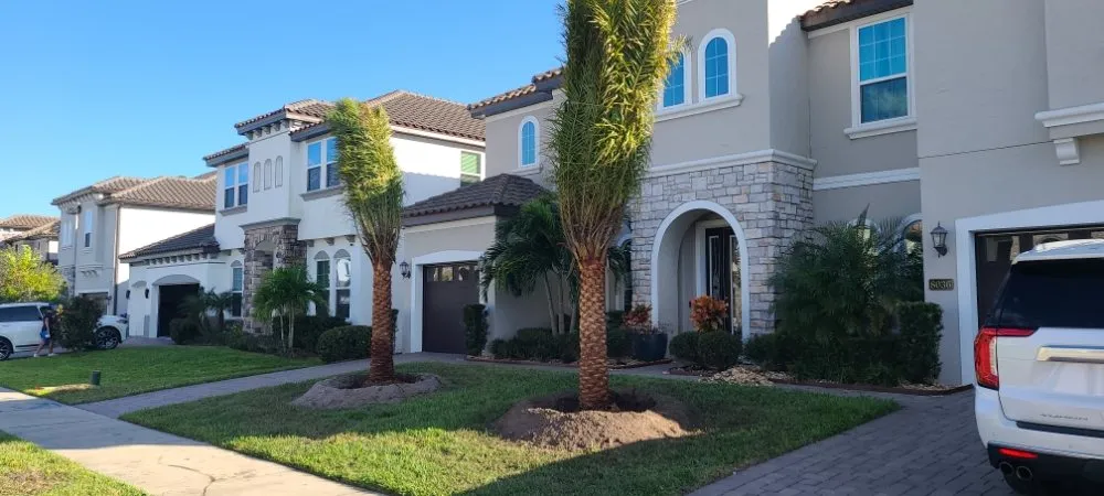 Custom garden landscaping with custom design across Kissimmee, FL - Elite Lawn Pros