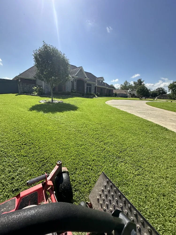 Professional lawn care service in Brookshire, TX by Elite lawn service