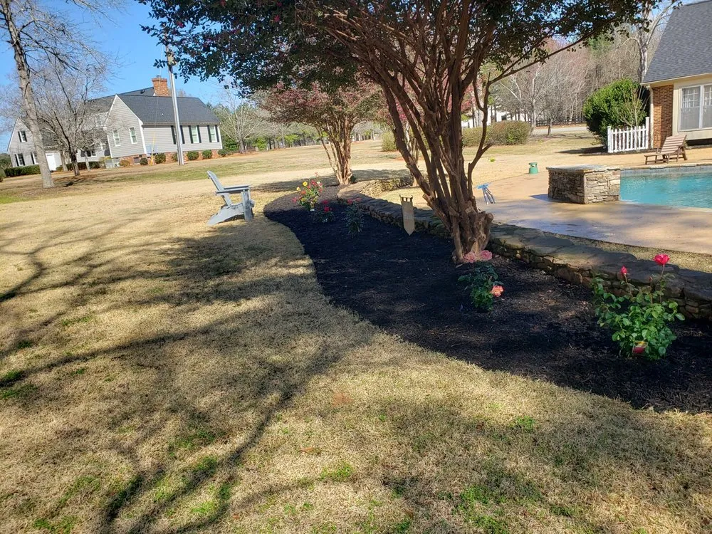 Professional landscape installation for beautiful yards in Gray, GA by Elite Lawn Solutions & Pressure Washing