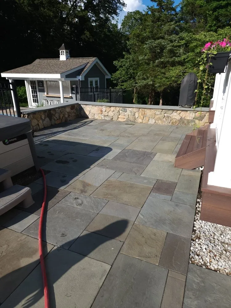 Professional lawn mowing service in Killingly, CT by Elite Masonry and Hardscapes