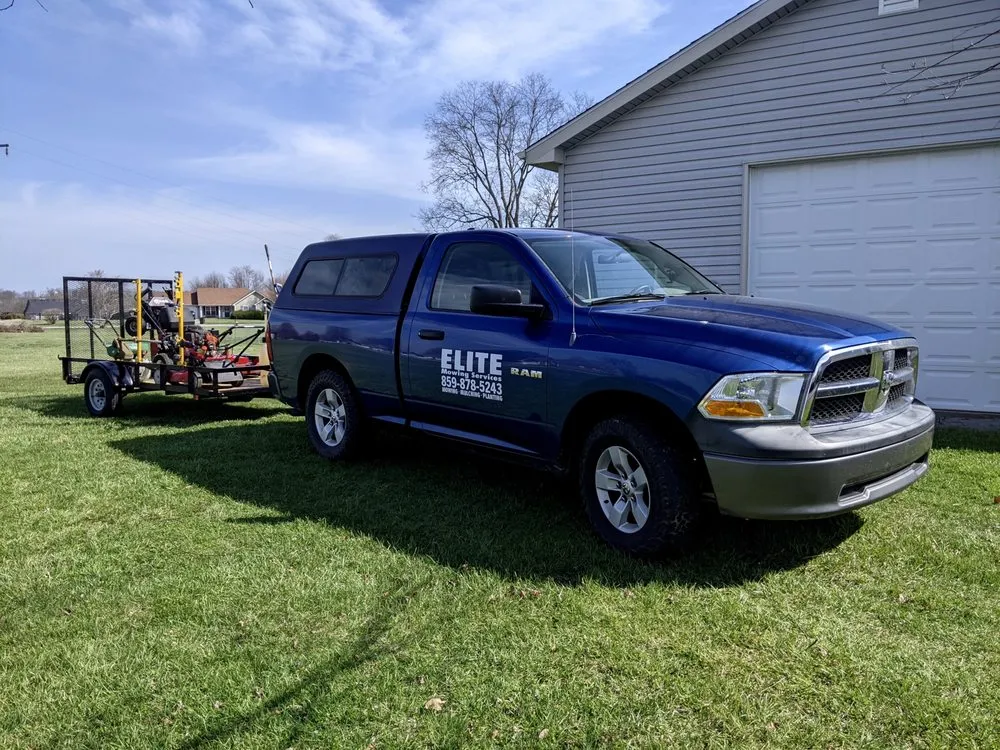 Affordable lawn care service for beautiful yards in Nicholasville, KY by Elite Mowing Services