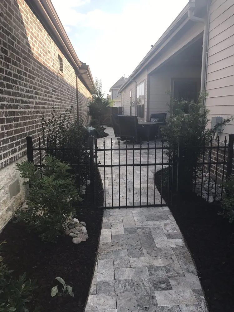 Affordable landscape installation for residential properties in Frisco, TX by Elite Outdoor Living