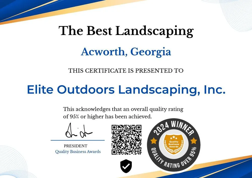 Reliable landscape design experts serving White, GA - Elite Outdoors Landscaping