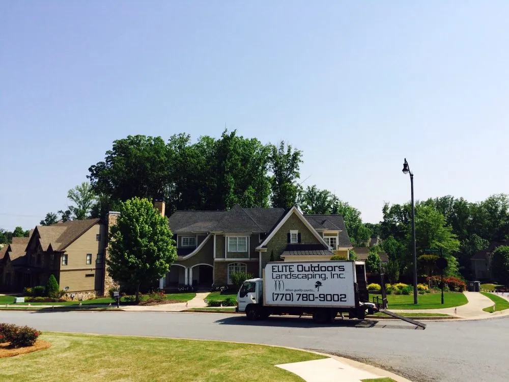 Top-rated lawn care service in White, GA by Elite Outdoors Landscaping