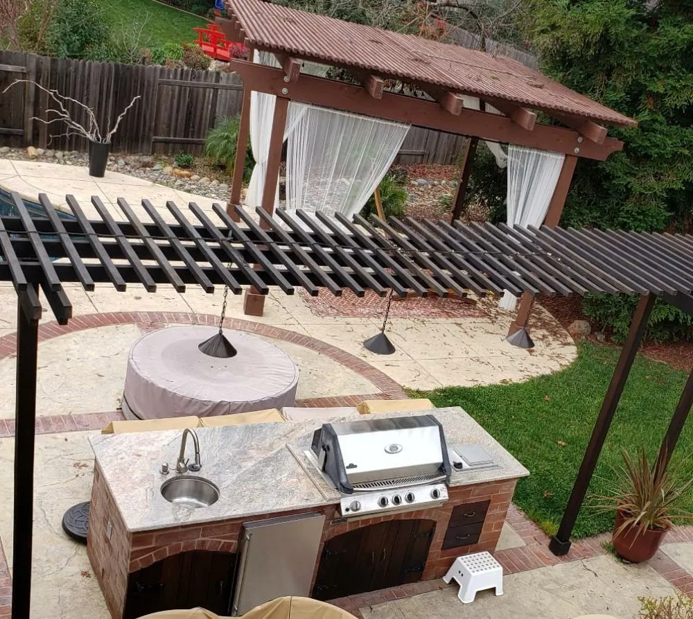 Local lawn mowing service with custom design in Frisco, TX by Elite Pools and Landscaping