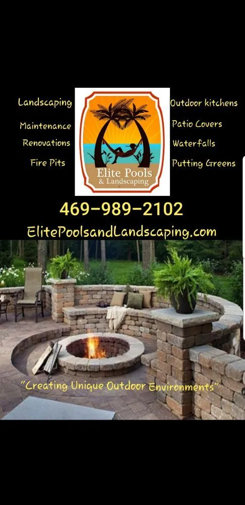 Local lawn mowing service in Frisco, TX by Elite Pools and Landscaping