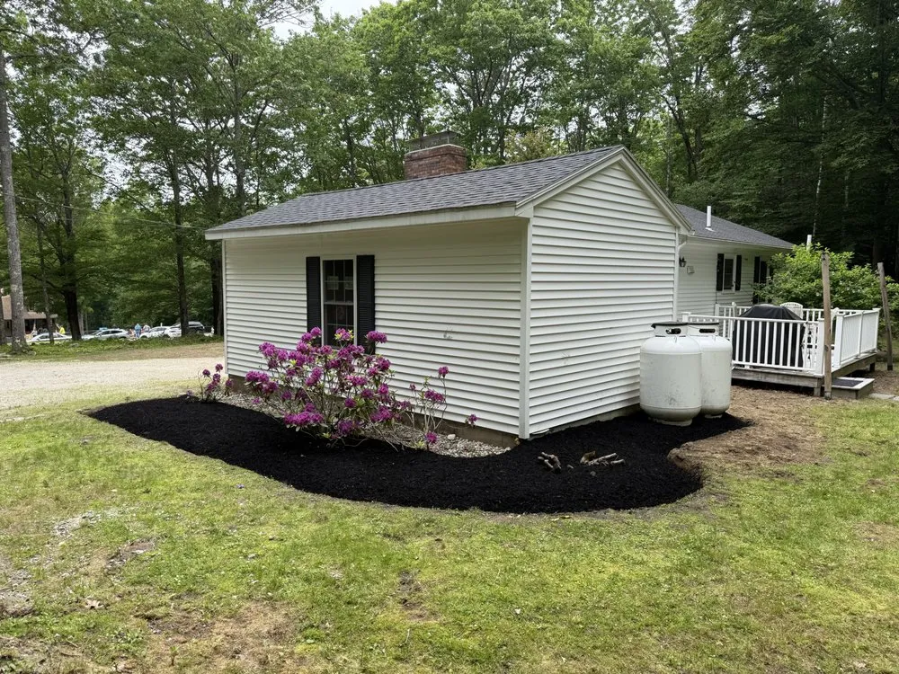 Local landscape installation in Freeport, ME by Elite Property Maintenance