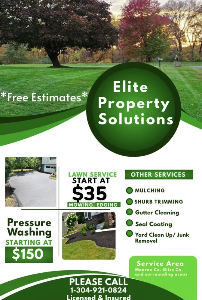 Professional residential landscaping with custom design across Ballard, WV - Elite Property Solutions