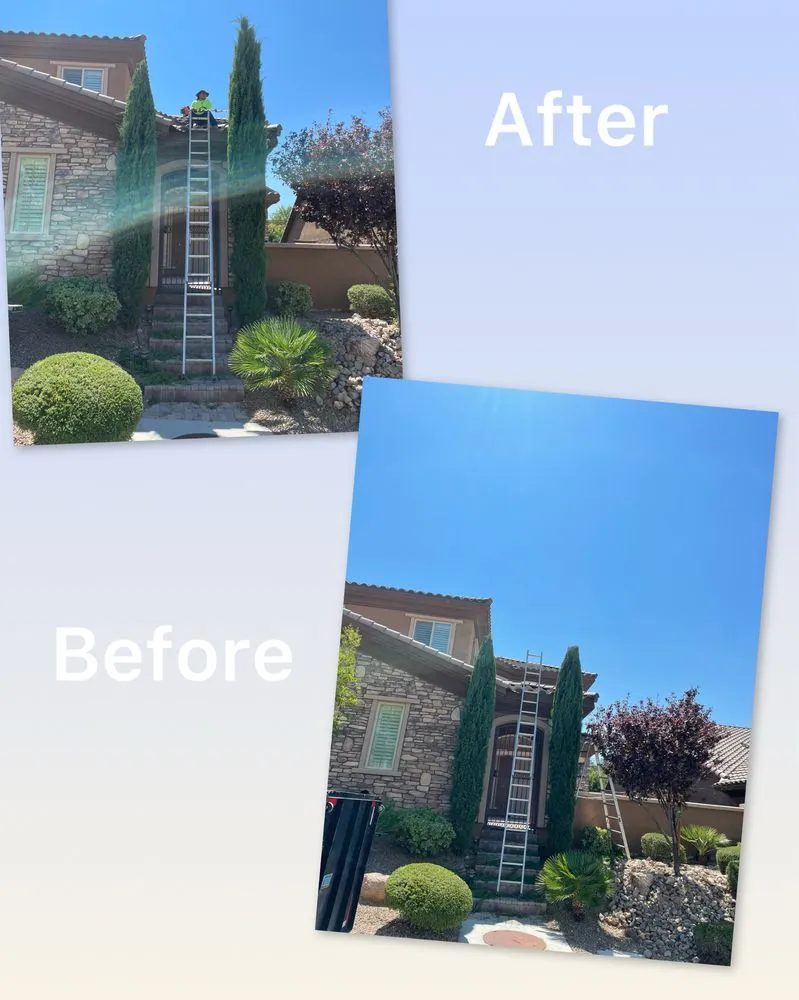 Reliable yard maintenance for homes in Las Vegas, NV by Elite Service Landscaping