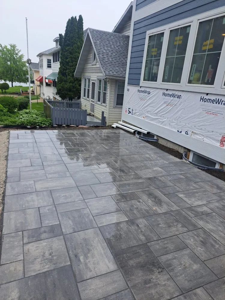 Custom lawn mowing service for outdoor upgrades in Mchenry, IL by Elite Springs