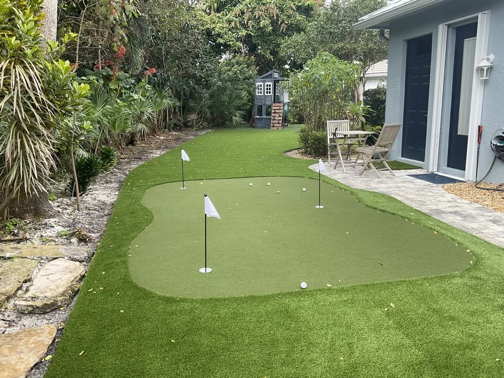 Custom lawn mowing service in Jupiter, FL by Elite Synthetic Turf