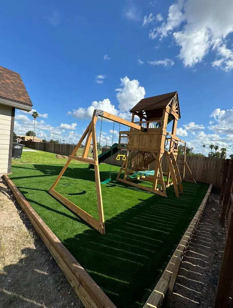 Expert landscape installation for residential properties in Brownsville, TX by Elite Terra