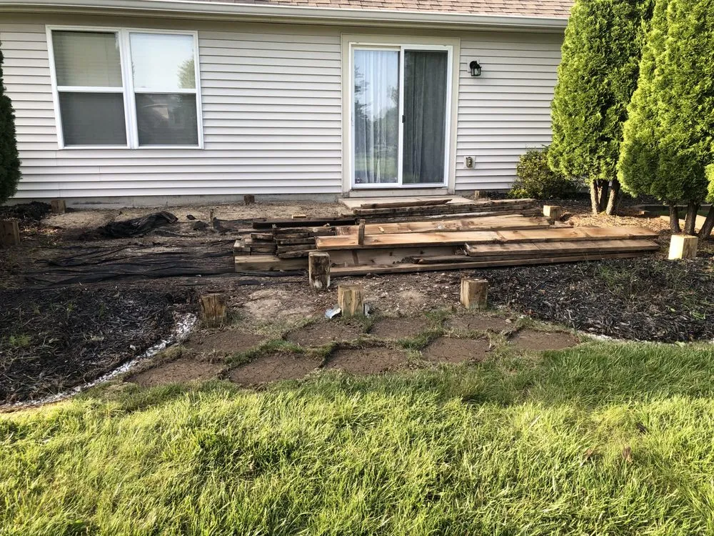 Professional landscape installation with custom design across Plainfield, IN - Elite Tree Service and Property Management Group