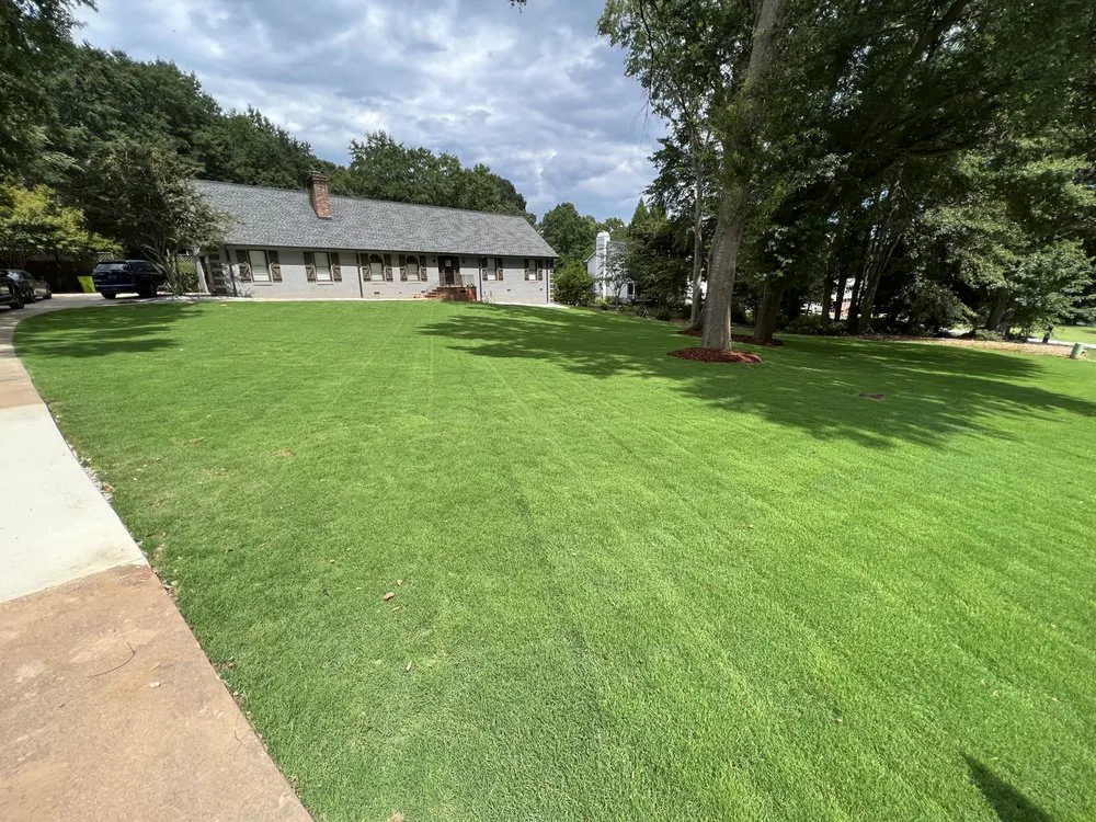 Custom landscape installation for residential properties across Woodruff, SC - Elite Turf & Landscape