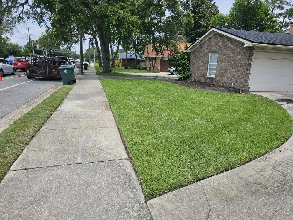 Expert landscape installation with custom design in Jacksonville, FL by EliteScapes