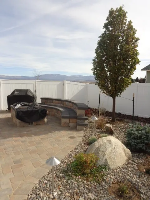 Custom garden landscaping in Gardnerville, NV by Elkhorn Landscape
